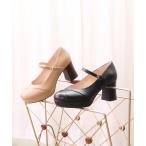 パンプス 厚底ストラップパンプス　1310287