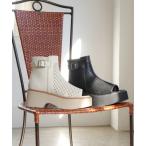 ブーツ 軽量｜厚底パンチングブーツサンダル　7210151 レディース