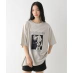 「Heather」 半袖Tシャツ FREE オートミール レディース