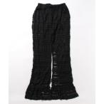 「merry jenny」 ブーツカットパンツ FREE ブラック レディース