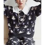 「MIMIMEMETE」 「ZOOTIE DES SUCETTES」長袖ニット L-XL ブラック系その他 レディース