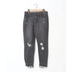 [LEPSIM] обтягивающие джинсы брюки M черный женский 