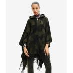 [Desigual] пончо FREE зеленый женский 