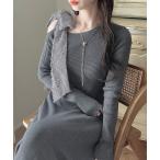 「Meiru」 ニットワンピース - チ