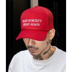 「Subciety」 メッシュキャップ FREE レッド メンズ