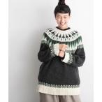 「soulberry」 長袖ニット 2 チャコール レディース