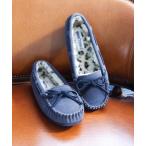 「Minnetonka」 モカシンシューズ 8 チャコールグレー レディース