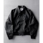 ショッピングショート ブルゾン アウター Concealed front short zip blouson / コンシールドフロントショートジップブルゾン メンズ レディ