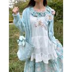 幸見うさぎ刺繍ローンタブリエ レディース