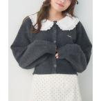 ショッピングカーデ カーディガン 丸襟NTカーデ レディース