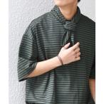 tシャツ SHIPS any:「洗濯機可能」マリンテイスト ボーダー リラックス Tシャツ(スカーフ付き) メンズ