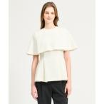 ショッピングケープ ブラウス シャツ ESTNATION / ケープフレアブラウス「EXCLUSIVE」 レディース