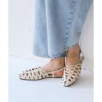 サンダル レースアップグルカサンダル レディース