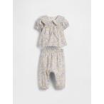 ショッピングパフスリーブ トレーナー  ラッフルフリル パフスリーブ コーデセット (ベビー) キッズ 子供服 女の子