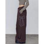 スウェットパンツ ジャージ リボングラフィックスウェットパンツ レディース