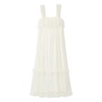 パジャマ ルームウェア ハート柄チュールカップインワンピース レディース