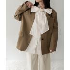 ブラウス シャツ 「on:nue」「着用動画あり！」 リボンボウタイブラウス /2026 SS COLLECTION レディース