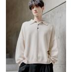  свитер вязаный [ механизм омыватель bru] relax Fit шелковый Touch моти моти Polo вязаный мужской женский 