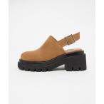 サンダル 「SY」タンクソールプレーン ミュール サンダル75↑ レディース