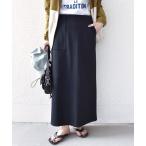 スカート SHIPS Colors:「手洗い可能」リブ ダンボール タイト スカート