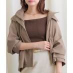 マウンテンパーカー ウインドブレーカー テントラインフーデッドブルゾン 「低身長・小柄女性」 レディース