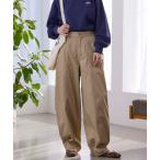  брюки из твила задний tsu дельфин -b брюки [ механизм омыватель bru][THE CRAFT CREW PRODUCTS] женский 