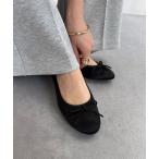ショッピングラウンド シューズ ラウンドフラットパンプス レディース