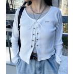 ショッピング綿 tシャツ レースアップTee キッズ 子供服 女の子