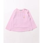 tシャツ 襟下レース長袖Ｔシャツ キッズ 子供服 女の子