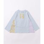 tシャツ 脇切り替え長袖Ｔシャツ キッズ 子供服 女の子