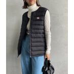 「DANTON」 ダウンベスト L ブラック レディース