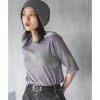 「JEANASIS」 半袖カットソー FREE グレー レディース