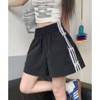 [shopnikoniko] шорты свободный черный женский 