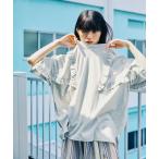 「niko and...」 半袖カットソー MEDIUM ライトグレー レディース