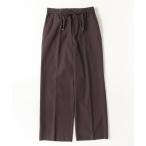 「green label relaxing」 イージーパンツ 36 ブラウン レディース
