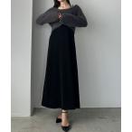 「Louere」 コンビワンピース X-