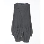 ショッピングロングカーディガン 「CAMBIO」 ニットカーディガン M グレー メンズ