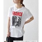 「SHIPS any」 半袖Tシャツ ONE SIZE ホワイト レディース