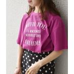 「SHIPS any」 半袖Tシャツ ONE SIZE ピンク レディース