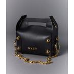 ショッピングかご かごバッグ カゴバッグ 「M A S U」LEATHER CAKE BAG