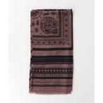 ショッピングコムサ ストール マフラー ウールプリント ストール レディース