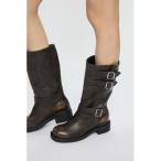 ブーツ BELTED BIKER ブーツ レディース