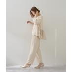 ショッピング小物 セットアップ 「2点SET」バックフリルデザインセットアップ レディース