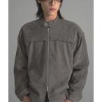 ブルゾン アウター And Again／スエードBiker ブルゾン メンズ