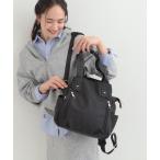 デイバック リュック 「撥水／2WAY」トートにもなる低反発ベルトの3層リュック レディース