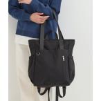 デイバック リュック 「撥水/2WAY/キャリーオン」トートにもなる スクエアリュック レディース