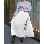 ワンピース ローズプリントワンピース