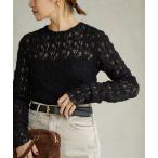 tシャツ 「追加3」Flowerストレッチレースプルオーバー レディース