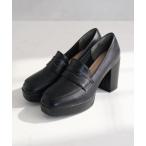 パンプス 厚底プラットフォームローファーパンプス ZOZOTOWN+オフィシャルサイト限定商品