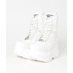 スニーカー ヨースケYOSUKEウィメンズ厚底モックトゥアレンジレースアップブーツスニーカー4460126 レディース